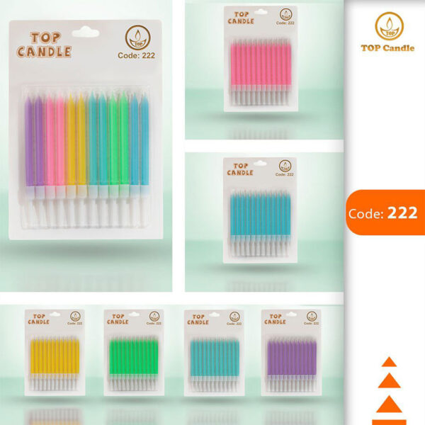 شمع تاپ کندل کد 222