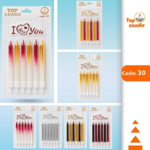شمع تاپ کندل کد 30