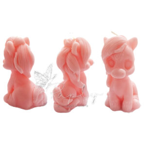 شمع اسب پاستیلی کوچک کد 931